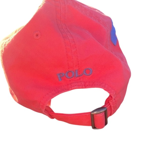 POLO Ralph Lauren 3 Big Pony Logo Strapback Youth Baseball Cap Preppy Dad EUC - Picture 3 of 7